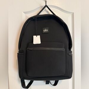 ALO Yoga Black Neoprene Backpack